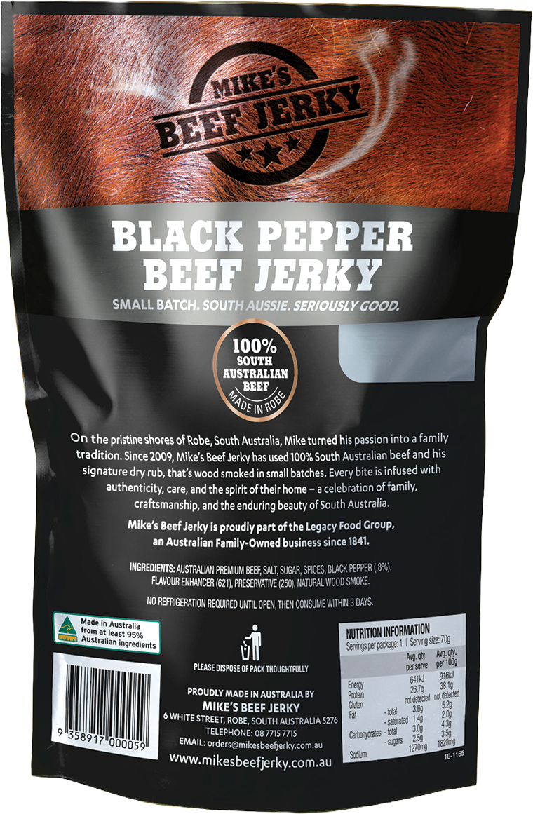 Mike's Beef Jerky Black Pepper
