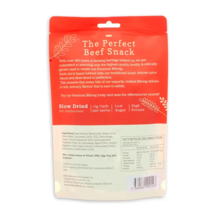 Najobe Biltong Chilli Flavour 90g - Image 2