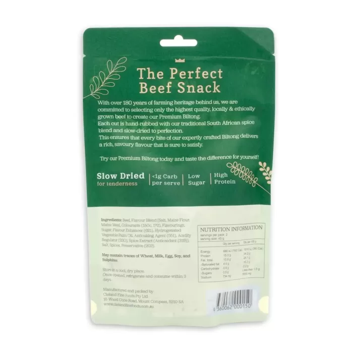 Najobe Biltong Garlic Flavour 90g - Image 2
