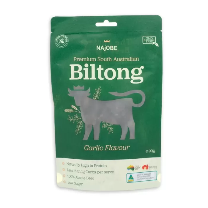 Najobe Biltong Garlic Flavour 90g