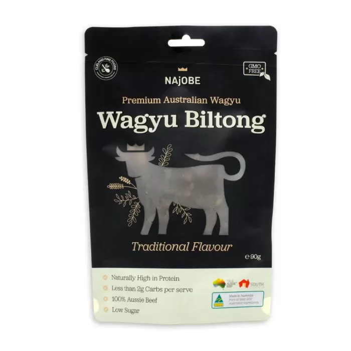 Najobe Wagyu Biltong Traditional Flavour 90g